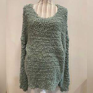 Sage Green Popcorn Sweater